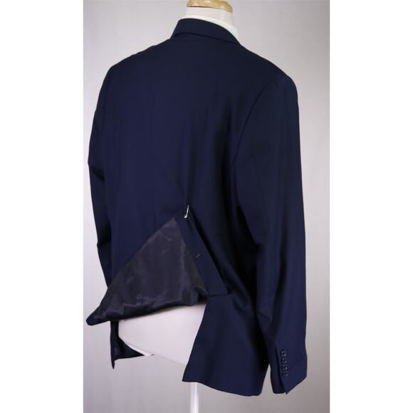 Alain Dupetit Dark Royal Navy Blue 2-Btn Modern Fit Suit 44R - Picture 7 of 10